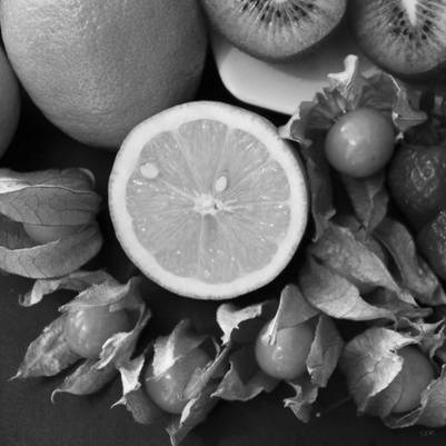 limão e outras frutas